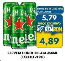 Rancho Bom Supermercados Cerveja heineken lata oferta
