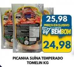 Rancho Bom Supermercados Picanha suína temperado oferta