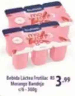 Rede DAS Bebida Láctea Frutilac R3 Morango Bandeja oferta