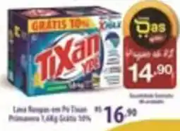 Rede DAS Lava Roupas em Pó Tixan oferta