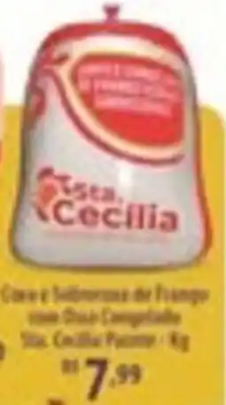 Rede DAS Casa e Subsídio de Frango com Queijo Danificado Sta. Cecília oferta