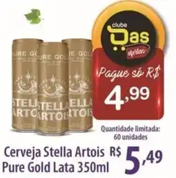Rede DAS Cerveja Stella Artois Pure Gold oferta