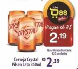Rede DAS Cerveja crystal oferta
