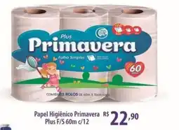 Rede DAS Papel Higiênico Primavera Plus F/S 60m oferta