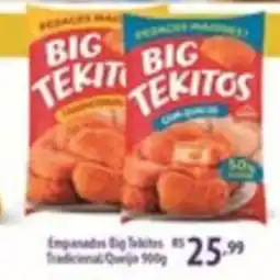 Rede DAS Empanados big tekitos tradicional queijo oferta