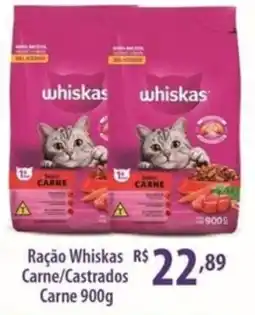 Rede DAS Ração Whiskas Carne/Castrados Carne oferta