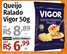Supermercado Dalben Queijo ralado vigor oferta
