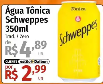 Supermercado Dalben Água Tônica Schweppes oferta