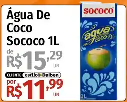 Supermercado Dalben Água de coco sococo oferta