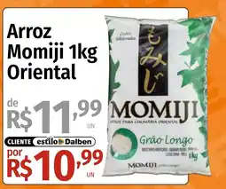 Supermercado Dalben Arroz Momiji 1kg Oriental oferta