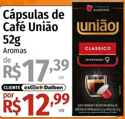 Supermercado Dalben Cápsulas de Café União oferta