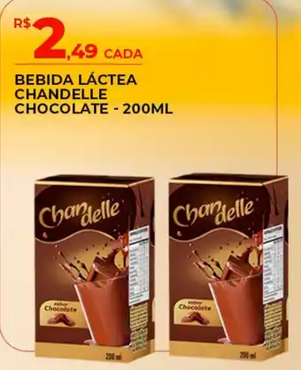 Bebida láctea chandelle chocolate