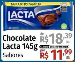 Supermercado Dalben Chocolate lacta sabores oferta
