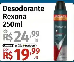 Supermercado Dalben Desodorante rexona oferta
