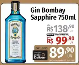 Supermercado Dalben Gin Bombay Sapphire 750ml oferta