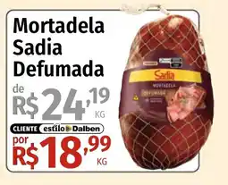 Supermercado Dalben Mortadela Sadia Defumada oferta