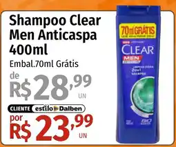 Supermercado Dalben Shampoo clear men anticasp oferta