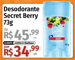 Supermercado Dalben Desodorante Secret Berry oferta