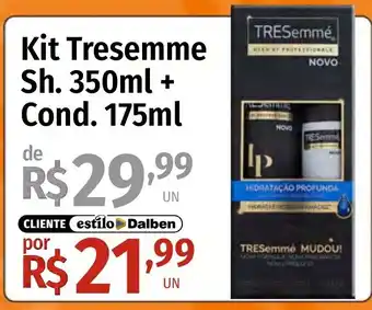 Supermercado Dalben kit tresemme oferta