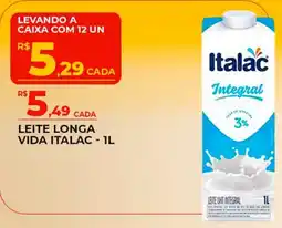 Supermercado Precito Leite longa vida italac oferta