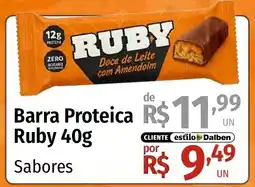 Supermercado Dalben Barra Proteica Ruby oferta