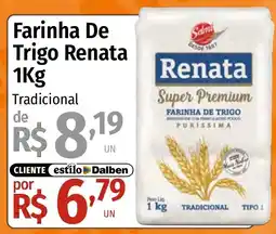 Supermercado Dalben Farinha de trigo renata oferta