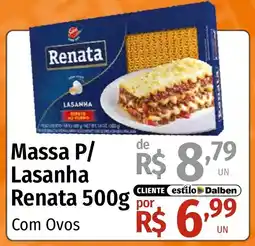 Supermercado Dalben Massa p/ lasanha renata oferta