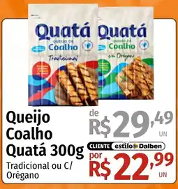 Supermercado Dalben Queijo Coalho Quatá oferta