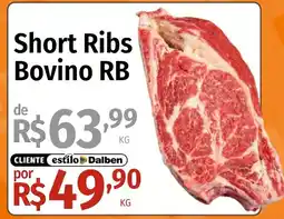 Supermercado Dalben Short Ribs Bovino RB oferta