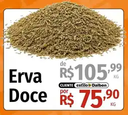 Supermercado Dalben Erva Doce oferta