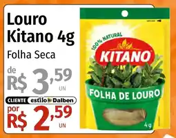 Supermercado Dalben Louro Kitano 4g Folha Seca oferta