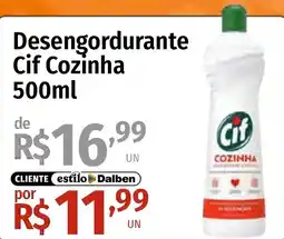 Supermercado Dalben Desengordurante Cif Cozinha oferta