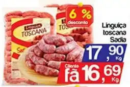 Supermercados Gricki Linguiça toscana oferta