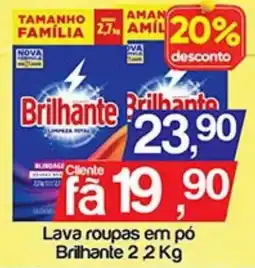 Supermercados Gricki Lava roupas em pó Brilhante oferta