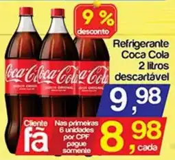 Supermercados Gricki Refrigerante Coca Cola oferta