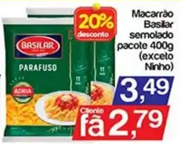Supermercados Gricki Macarrão basilar oferta