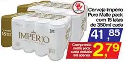 Supermercados Gricki Cerveja imperio puro malte oferta