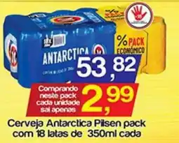 Supermercados Gricki Cerveja antarctica pilsen pack oferta