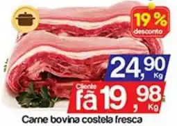 Supermercados Gricki Carne bovina costela fresca oferta