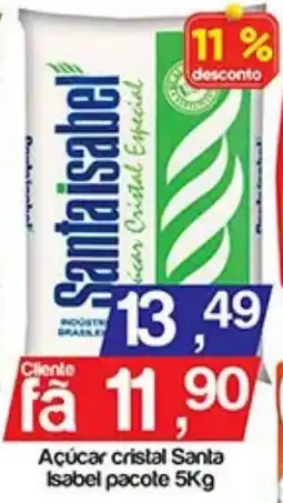 Supermercados Gricki Açúcar cristal santa isabel oferta