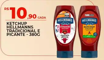 Supermercado Precito ketchup hellmanns tradicional e picante oferta