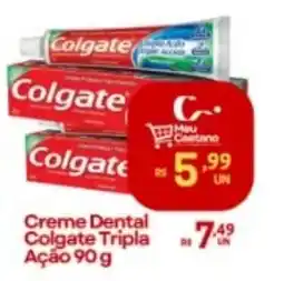 Supermercados Caetano Creme Dental Colgate Tripla Ação oferta