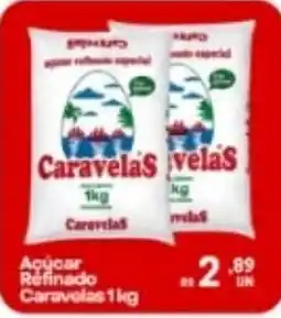 Supermercados Caetano Açúcar Refinado Caravelas oferta