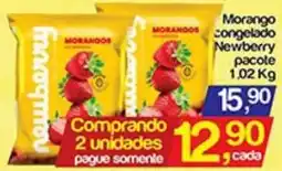 Supermercados Gricki Morango congelado newberry oferta