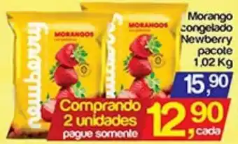 Morango congelado newberry
