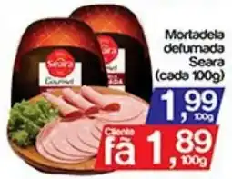 Supermercados Gricki Mortadela defumada Seara oferta