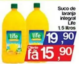Supermercados Gricki Suco de laranja integral life oferta
