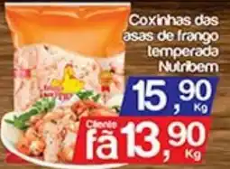 Supermercados Gricki Coxinhas das asas de frango temperada nutribem oferta