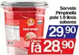 Supermercados Gricki Sorvete Pimpinella pole 1,8 litros sabores oferta