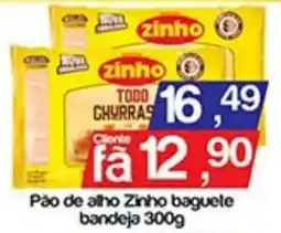 Supermercados Gricki Pão de alho Zinho baguete oferta
